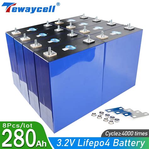 New Pcs V Ah Lifepo Rechargeable Battery Lithium Iron Phosphate