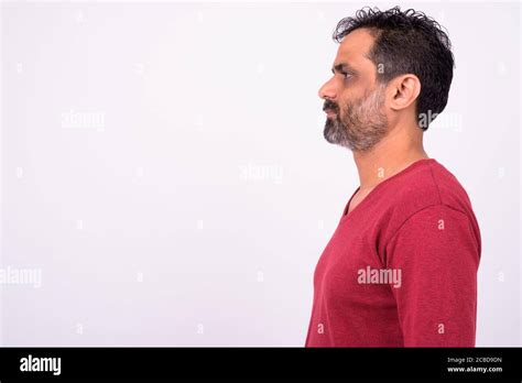 Portrait Of Mature Handsome Bearded Indian Man Stock Photo Alamy