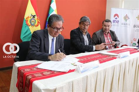 INE Y Universidades Privadas De Bolivia Firman Acuerdo Para El