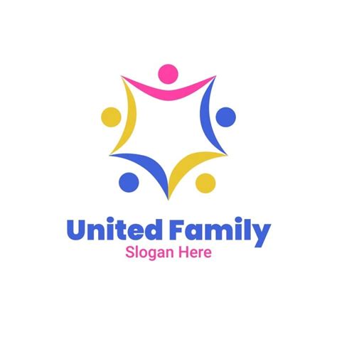 Personaliza esta plantilla de Logo para organización Familia unida con ...