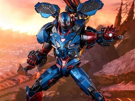 Brand NEW SellMMS D Hot Toys Diecast Iron Patriot Endgame 漫威復仇者聯盟戰爭機器 全新啡盒未開封 Iron Man