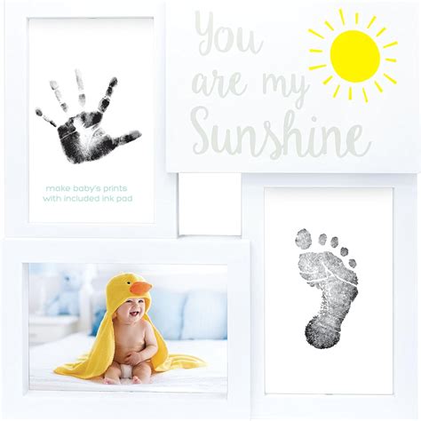 Amazon Tiny Ideas Baby Prints Collage Keepsake Frame With