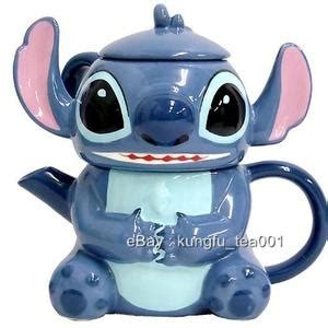 Disney Stitch Porcelain Teapot Cup Lid W Filter Japan Ebay