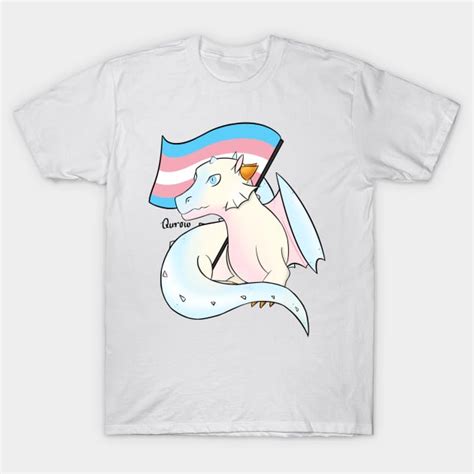 Transgender Pride Flag Dragon 2 2018 Dragon T Shirt Teepublic