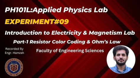 Experiment Resistor And Ohm S Law Youtube