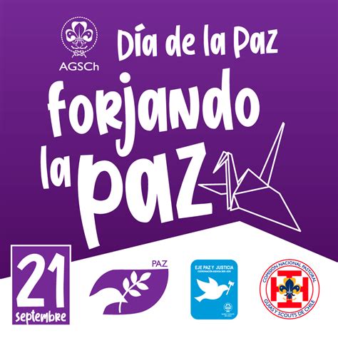 Día Internacional De La Paz Asociación De Guías Y Scouts De Chile