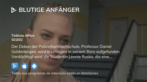 Ver Blutige Anf Nger De Temporada Episodio Streaming