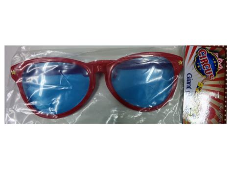 Jumbo Giant Clown Novelty Sunglasses Glasses Plastic Novelty Costume