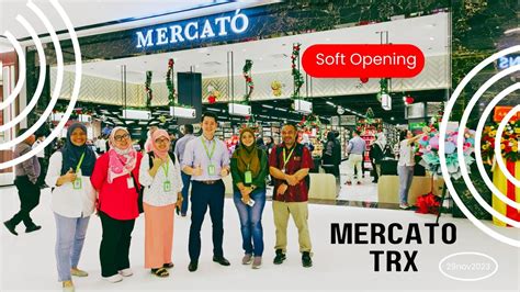 TUN RAZAK XCHANGE TELAH DIBUKA MERCATO TRX SOFT OPENING YouTube