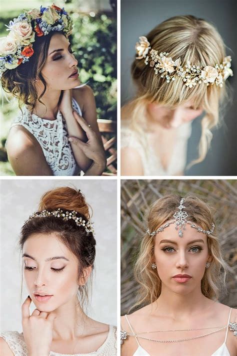 40 Ways To Wear Wedding Flower Crowns Hair Accessories Wedding Hair