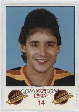 vancouver canucks team issue base  moe lemay