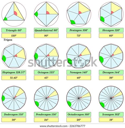 interior angles   lie  stock vector royalty