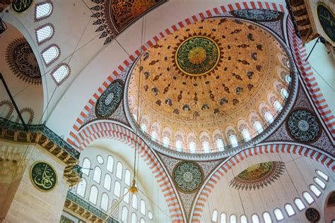 New Mosque Known Also As Yeni Camii In The Golden Horn Istanbul