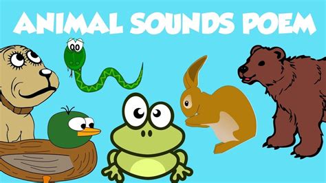 Animal sounds song for children – Artofit