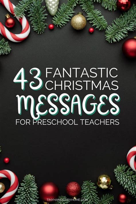 43 Cute Christmas Message Ideas for Teachers from Your Toddler - Tiny ...