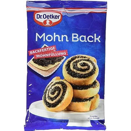 Dr Oetker Mohn Back 4er Pack 4 X 250 G Amazon De Lebensmittel