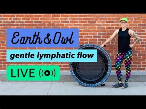 LIVE Gentle Lymphatic Drainage Rebounding Workout for Beginners and Seniors with Earth & Owl ...