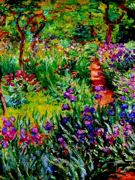 Claude Monet Le Jardin Aux Iris Giverny The Iris Garden At