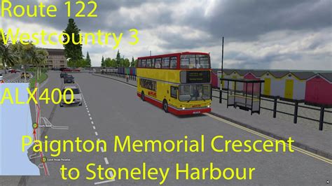 OMSI 2 Westcountry 3 Route 122 Paignton Memorial Crescent To