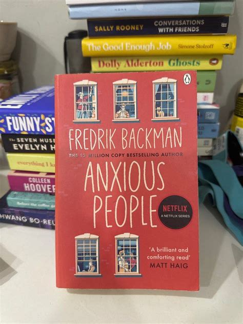 Anxious People By Fredrik Backman Hobbies Toys Books Magazines