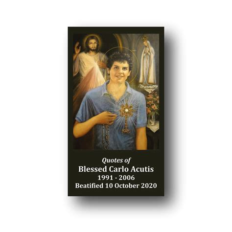 Blessed Carlo Acutis Holy Card Pc 818 St Thomas More Books And Ts