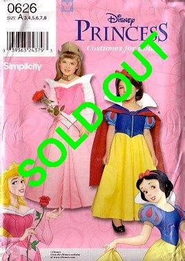 SIMPLICITY 0626 9384 Disney Princess Snow White Sleeping Costume