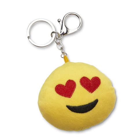 Joe Boxer Emoji Keychain Heart Eyes