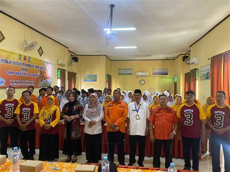 Kurangi Risiko Bpbd Gelar Spab Di Smp Negeri Tuban Latih Siswa Guru