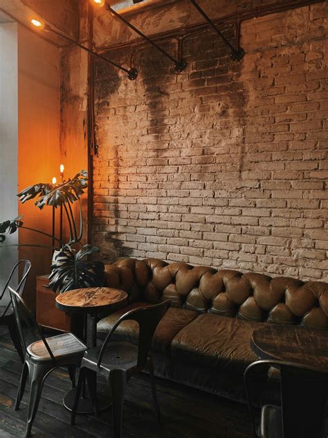 interior design   bar  restaurant  stock photo