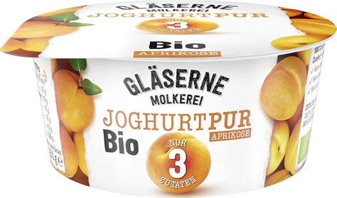 Gl Serne Molkerei Bio Joghurt Pur Aprikose Fett G Amazon De