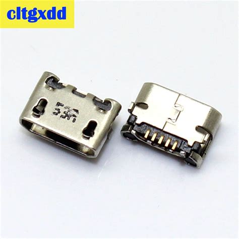 Cltgxdd New Micro USB Socket Mini USB Jack Connector Charging Port For