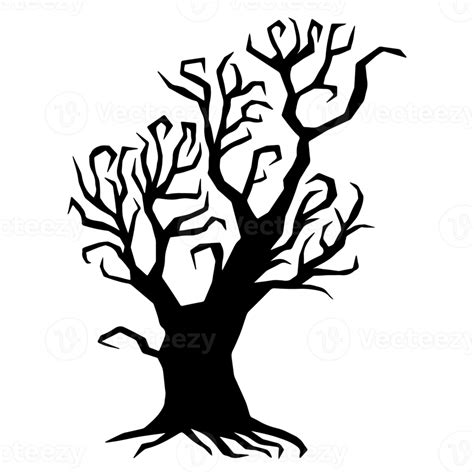 halloween tree silhouette 9592448 PNG