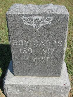 Roy Capps Memorial Find A Grave