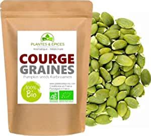 Graines de Courge BIO Naturelles et sans sel Sachet Fraîcheur