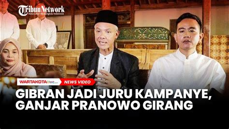 Gibran Resmi Ditunjuk Jadi Juru Kampanye Pemenangan Ganjar Pranowo Di