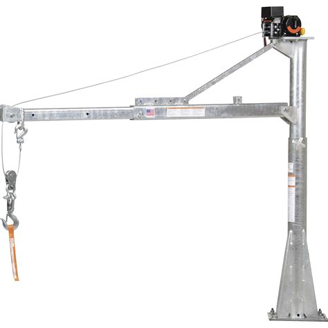 Vestil Electric Powered Jib Crane Lb Capacity Galvanized