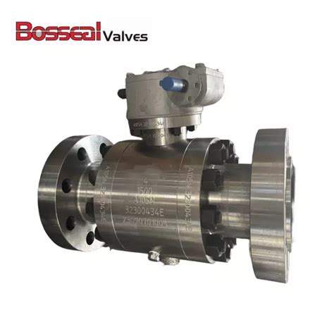 ASTM A105N Trunnion Ball Valve 2 Inch 1500 LB API 6D RTJ Bosseal