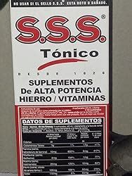 Amazon S S S Tonic Iron And Vitamin B Supplement High Potency