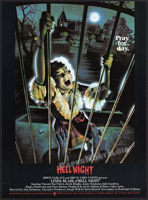 Forty Years Ago Today Hell Night Was Released In Theatres Any