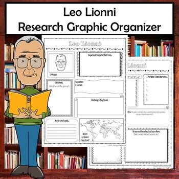 Leo Lionni Biography Research Graphic Organizer TpT