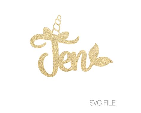 Unicorn Mermaid Ten SVG File 10th Birthday Digital Etsy