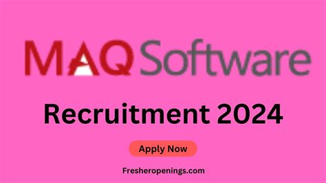 Maq Software Off Campus Drive Hiring For Freshers As Software