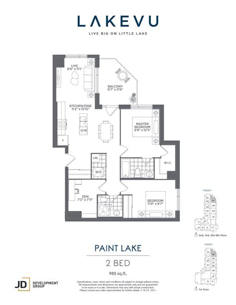 Lakevu Condos Phase Paint Lake Floor Plan Barrie On Livabl