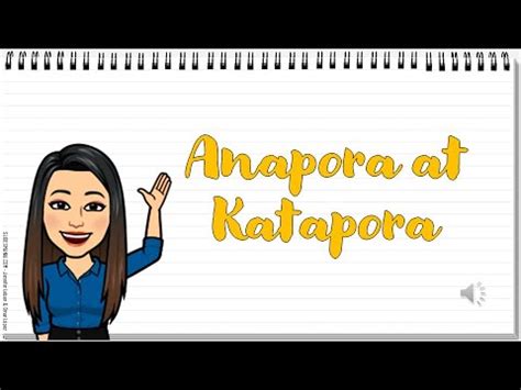 Anapora Katapora Youtube