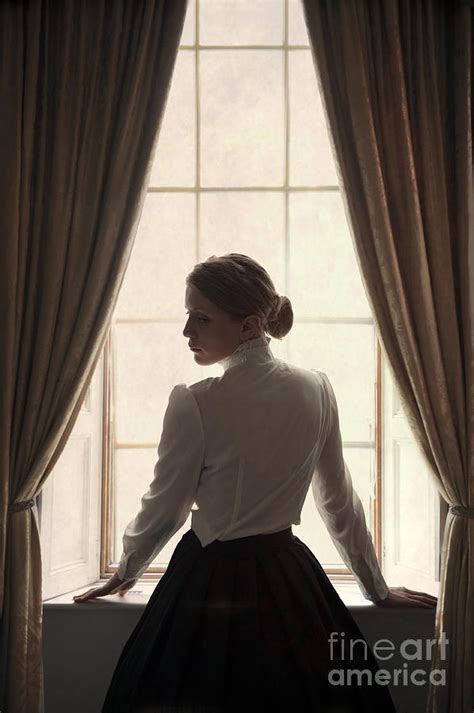 Edwardian Woman At The Window Photograph By Lee Avison Pixels