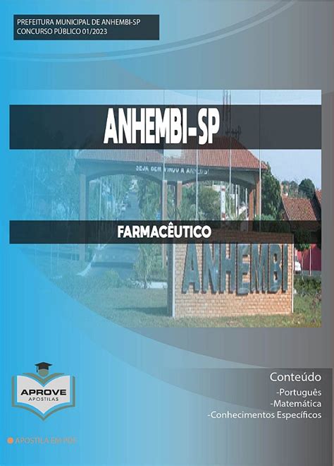 APOSTILA ANHEMBI FARMACÊUTICO Aprove Apostilas