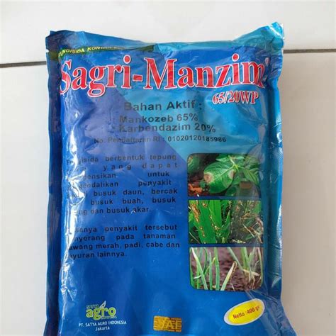 Jual FUNGISIDA SAGRI MANZIM 65 20 WP 400 GRAM Shopee Indonesia