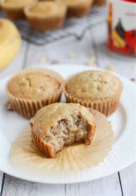 Sour Cream Banana Nut Muffins