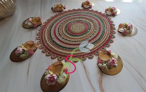 Multicolour rangoli with flower’s decorated diya – Shopping Anywhere