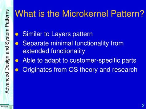 Ppt The Microkernel Pattern Powerpoint Presentation Free Download